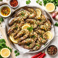 Marinated Prawns Shrimp for the Bbq Grill