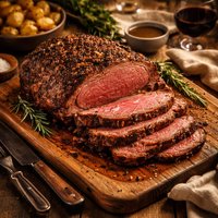 Marinated Rib Eye Roast