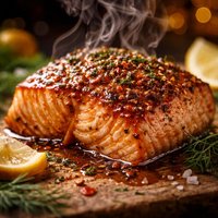 Marinated Scottish Salmon Doused in Scotch Whisky