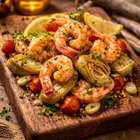 Marinated Shrimp and Artichokes