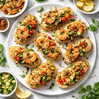 Marinated Shrimp Canapes