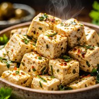 Marinated Tofu in the Style of Feta Cheese