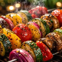 Marinated Veggie Kebabs