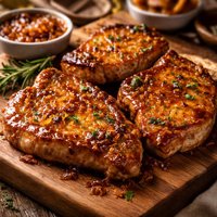 Marmalade Glazed Pork Chops