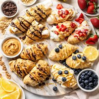 Marshmallow Crescent Puffs Variations