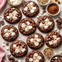 Marshmallow Fudge Cookies