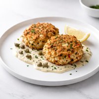 Maryland Crab Cakes with Caper Sauce