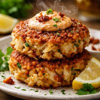 Maryland Crab Cakes with Sun Dried Tomato Aioli