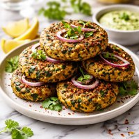 Masala Mustard Greens Patties