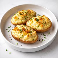 Mascarpone and Chives Mashed and Baked Potatoes