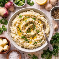 Mashed Garlic Turnips