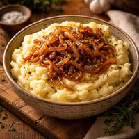 Mashed Potatoes with Caramelized Onions