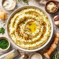 Mashed Potatoes with Garlic and Horseradish