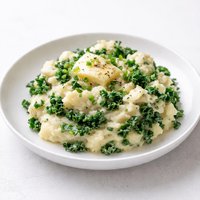 Mashed Potatoes with Kale Colcannon