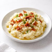 Mashed Potatoes with Turnips and Bacon