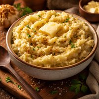 Mashed Yukon Golds with Roasted Garlic