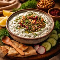Mast O Khiar Persian Yogurt and Cucumber Dip