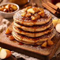 Matzoh Meal and Apple Pancakes