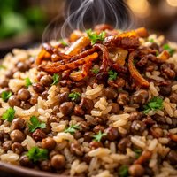Mdardara Lentil and Rice Pilaf