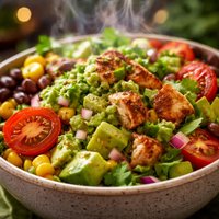 Meal in a Bowl Guacamole Salad