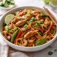 Mean Chinese Chicken Lo Mein