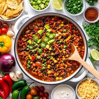 Mean Lean Vegetable Chili