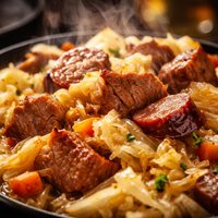 Meat and Cabbage Old German Recipe