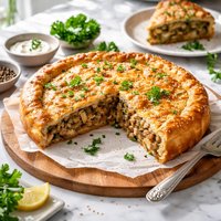 Meat and Cabbage Pie