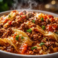 Meat Cabbage Casserole