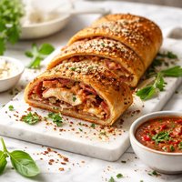 Meat N Cheese Stromboli