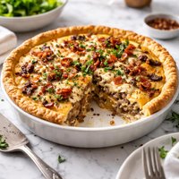 Meat Potato Quiche