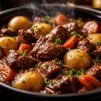 Meat Potatoes Red Cabernet Crock Pot Recipe