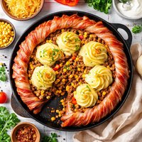 Meat Shell Potato Pie