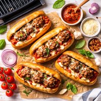 Meatball Sandwiches for a George Foreman Type Grill
