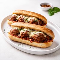 Meatball Sub Sandwiches Hoagies