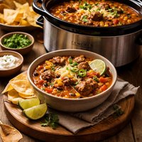 Meatball Taco Soup Crockpot