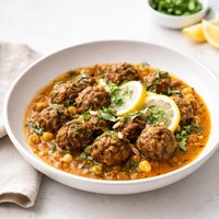 Meatball Tagine with Herbs and Lemon