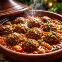 Meatball Tomato Sauce Moroccan Tagine