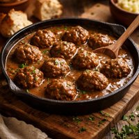Meatballs in Beef Gravy