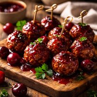 Meatballs in Cherry Sauce Appetizers