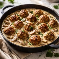 Meatballs in Mushroom Sauce