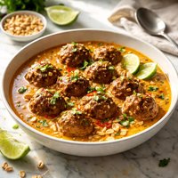 Meatballs in Peanut Curry Sauce