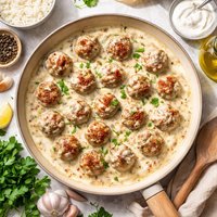 Meatballs in Sour Cream Sauce