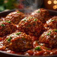 Meatballs in Tomato Gravy