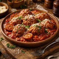 Meatballs with Parmesan and Sausage