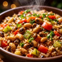 Meatless Hopping John