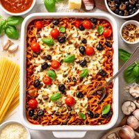 Meatless Spaghetti Casserole
