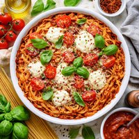 Meatless Spaghetti Pie