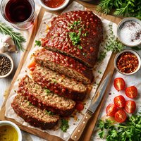 Meatloaf Spiked with Red Wine