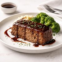 Meatloaf with Balsamic Glaze